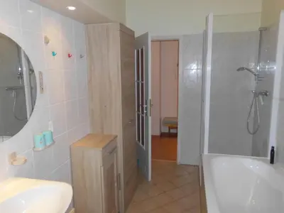 Ein Badezimmer in der Unterkunft Ferienwohnung Jung