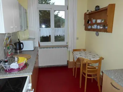 Küche/Küchenzeile in der Unterkunft Ferienwohnung Jung