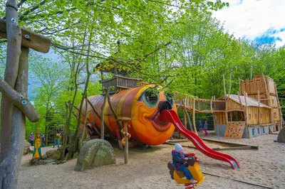 Ein Kinderspielbereich in der Unterkunft Berggasthof Butterberg