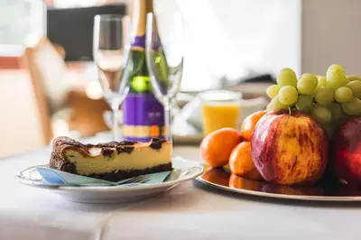 Essen im Hotel oder in der Nähe