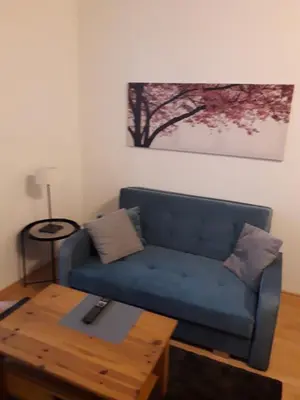 Ein Sitzbereich in der Unterkunft Ferienwohnung Chemnitz - Kaßberg