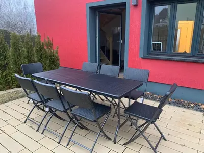 Grundriss der Unterkunft Ferienhaus Papstdorf