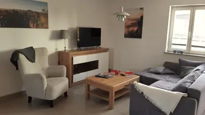 TV/Unterhaltungsangebot in der Unterkunft Ferienhaus Papstdorf