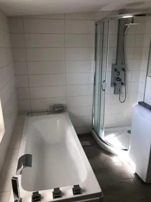 Ein Badezimmer in der Unterkunft Wohnung Maggy