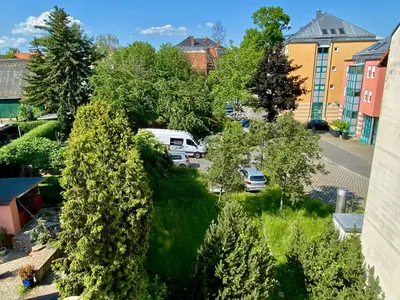 Das Gebäude in dem sich das Ferienhaus befindet