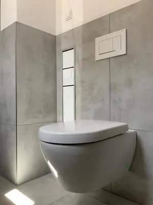 Ein Badezimmer in der Unterkunft Ferienhaus an der Plantage