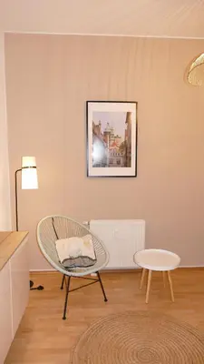 Ein Sitzbereich in der Unterkunft Pirna Altstadtgeflüster