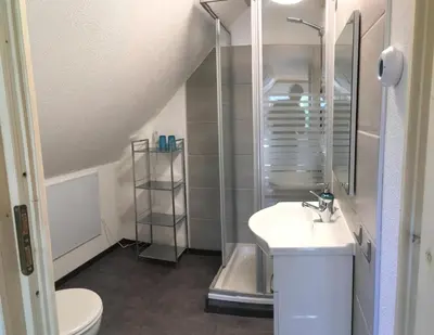 Ein Badezimmer in der Unterkunft Ferienwohnung Julia