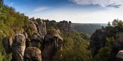 Naturlandschaft in der Nähe des Ferienhauses