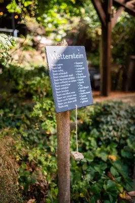 Ein Garten an der Unterkunft Haus am Wald - Ferienhaus mit Garten & Hund in der Sächsischen Schweiz
