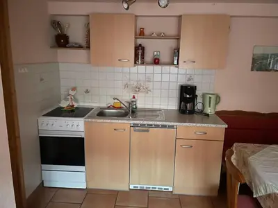 Küche/Küchenzeile in der Unterkunft Ferienhaus Schmidt