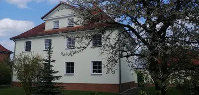 Das Gebäude in dem sich die Ferienwohnung befindet
