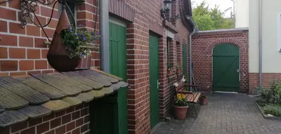 Das Gebäude in dem sich die Ferienwohnung befindet