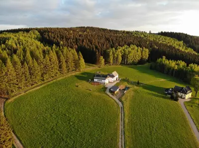 Naturlandschaft in der Nähe der Ferienwohnung