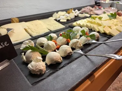 Essen im Hotel oder in der Nähe