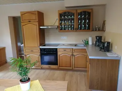 Küche/Küchenzeile in der Unterkunft Ferienwohnung Simmert