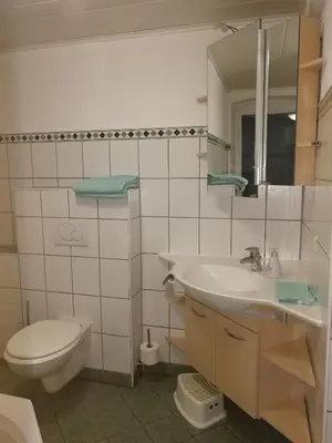 Ein Badezimmer in der Unterkunft Ferienwohnung Simmert