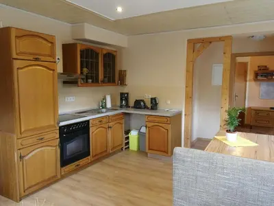 Küche/Küchenzeile in der Unterkunft Ferienwohnung Simmert