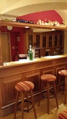 Lounge oder Bar in der Unterkunft Altes Wirtshaus Fördergersdorf Bed & Breakfast