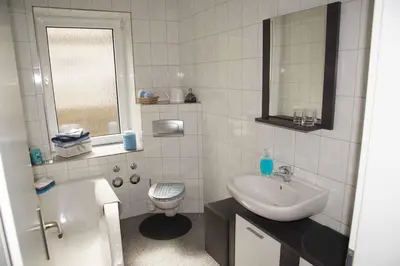 Ein Badezimmer in der Unterkunft Ferienwohnung KerMärchen