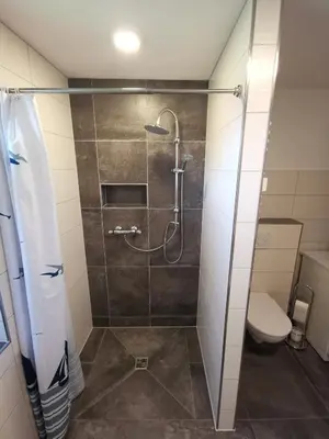 Ein Badezimmer in der Unterkunft Ferienwohnung Wanderglück