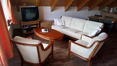 TV/Unterhaltungsangebot in der Unterkunft Apartmenthaus Reichelt