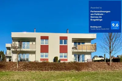 Das Gebäude in dem sich die Ferienwohnung befindet