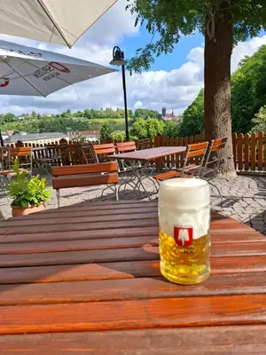 Getränke in der Unterkunft Hotel Burgblick Meißen