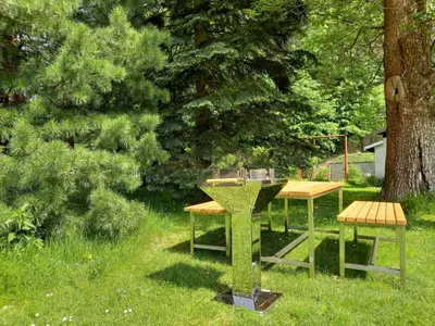 Ein Garten an der Unterkunft Casa Karp 