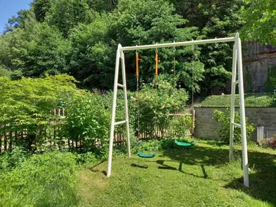 Ein Garten an der Unterkunft Casa Karp 