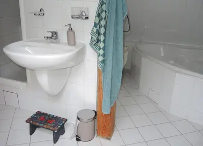 Ein Badezimmer in der Unterkunft Casa Karp 