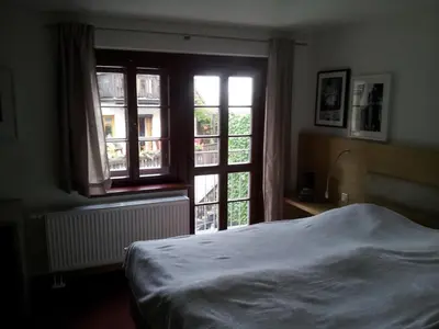 Ein Bett oder Betten in einem Zimmer der Unterkunft Gesundheitshaus Hohnstein
