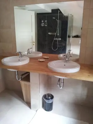 Ein Badezimmer in der Unterkunft Gesundheitshaus Hohnstein