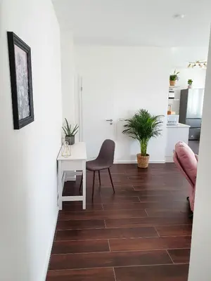 Küche/Küchenzeile in der Unterkunft PB Ferienwohnungen - FeWo 7 - Stilvoll eingerichtetes Apartment im Herzen Senftenbergs