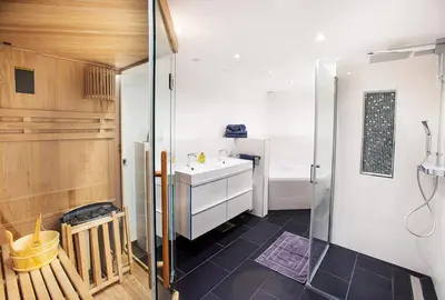 Ein Badezimmer in der Unterkunft Wohnperle Apartment Alexa