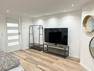 TV/Unterhaltungsangebot in der Unterkunft Wohnperle Apartment Alexa