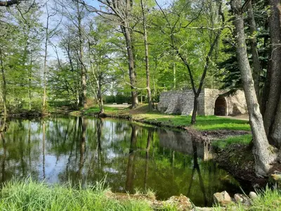 Naturlandschaft in der Nähe des Privatzimmers
