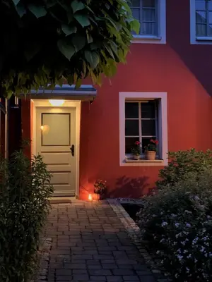 Das Gebäude in dem sich die Ferienwohnung befindet