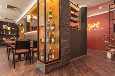 Getränke in der Unterkunft Hotel Wettiner Hof