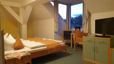 TV/Unterhaltungsangebot in der Unterkunft Hotel Regenbogenhaus