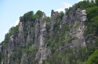 Naturlandschaft in der Nähe des Ferienhauses