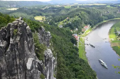 Naturlandschaft in der Nähe des Ferienhauses