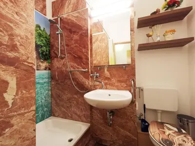 Ein Badezimmer in der Unterkunft Ferienwohnung Kaltschmidt