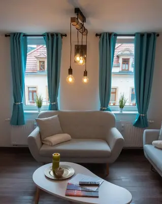 Ein Sitzbereich in der Unterkunft Appartementhaus- Bredner / Appartement IV