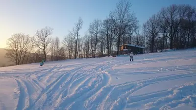 Berghütte Fürstenwalde im Winter