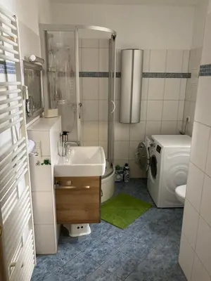 Ein Badezimmer in der Unterkunft Premium City Apartment Dresden