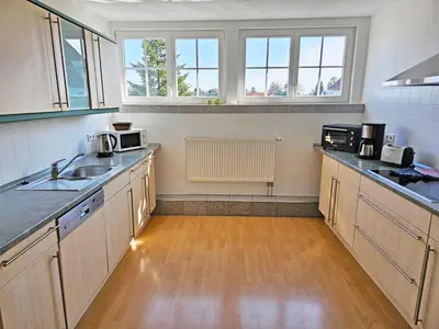 Küche/Küchenzeile in der Unterkunft Ferienhaus Villa Maria - Ferienwohnung Chippendale
