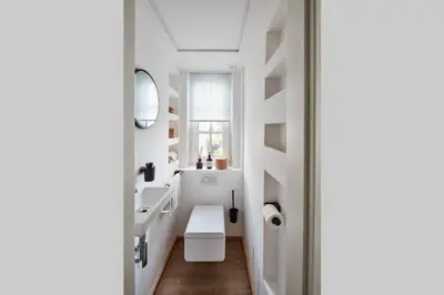 Ein Badezimmer in der Unterkunft Tiny House Loft2d, Terrasse, WIFI, Romantik