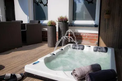Grundriss der Unterkunft Unterschlupf Radeberg mit Garten & Whirlpool