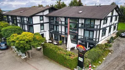 Das Gebäude in dem sich das Hotel befindet